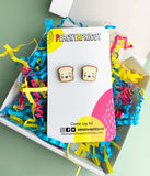 Toast Earrings