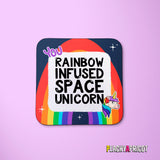 Rainbow Unicorn Coaster