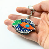 The Future Is Vegan Keychain - PeachyApricot