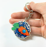 The Future Is Vegan Keychain - PeachyApricot